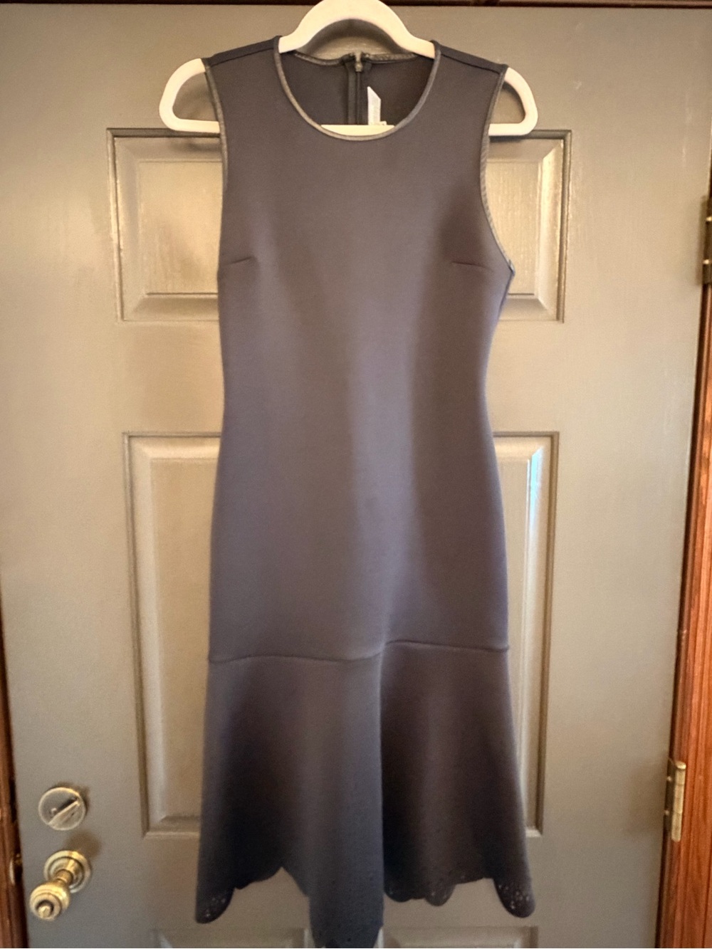 Clover Canyon Sleek Black Sleeveless Midi Dress